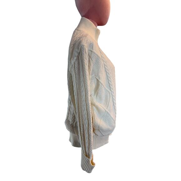 NWT The Bradford Exchange Cotton Sweater Jacket Lined Pockets Irish Blessing L - Picture 3 of 10